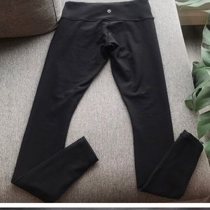 Lululemon wunder under black reversible legging 6